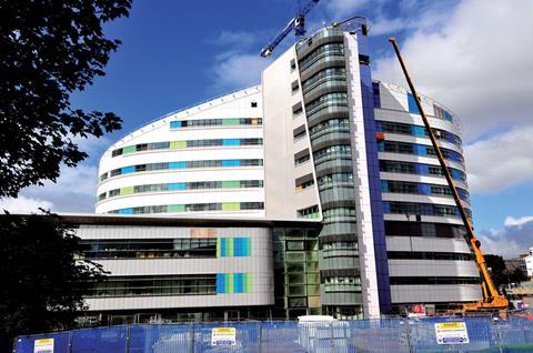 Queen Elizabeth Hospital in Birmingham, designed by BDP, was built under a PFI scheme.