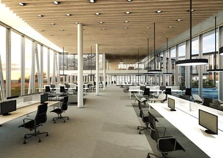 Interior of the new Bremont headquarters, earmarked for a site in Henley-on-Thames