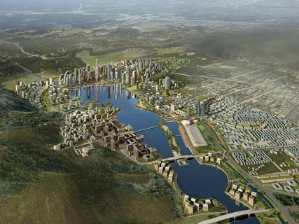 KP's new city at Meixi Lake in Changsha 