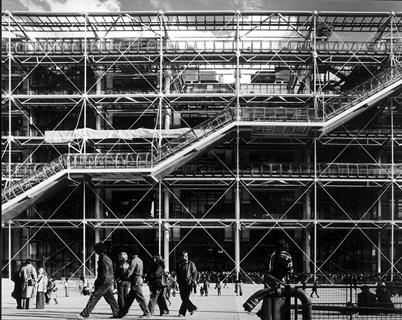 Richard Rogers and Renzo Piano designed the Pompidou Centre, Paris