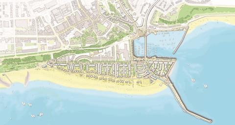 Farrells' Folkestone seafront masterplan 