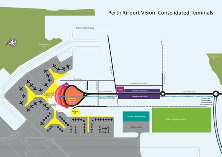 Woods Bagot's plans for Perth airport 