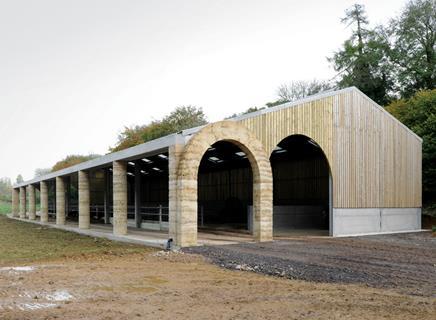 Shatwell Farm cowshed, Somerset by Stephen Taylor Architects
