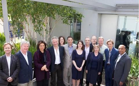 New director Peter Bishop with some of his colleagues at Allies and Morrison Urban Practitioners: standing left to right Paul Appleton, Graham Morrison, Jo Bacon, Peter Bishop, Pauline Stockmans, Antony Rifkin, Helen Hayes, Chris Bearman, Robert Maxwell, 