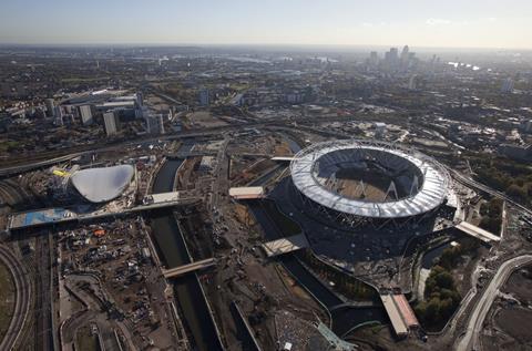 The Olympic Stadium and the Velodrome, November 2010 