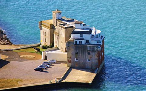 The grade II-listed Fort Albert, located on the Solent