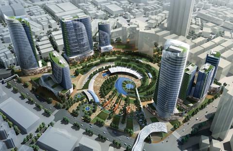 Benoy’s Raffles City complex in Shenzhen.