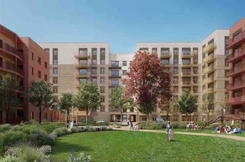 Barking Riverside_CGI_05 courtyard