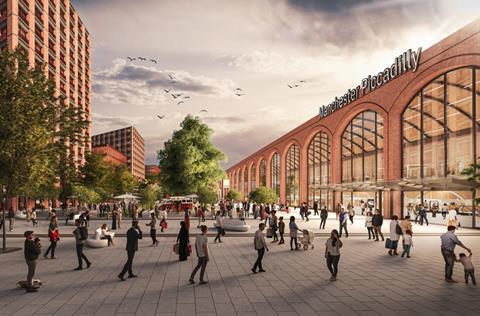 Manchester HS2 station CGI