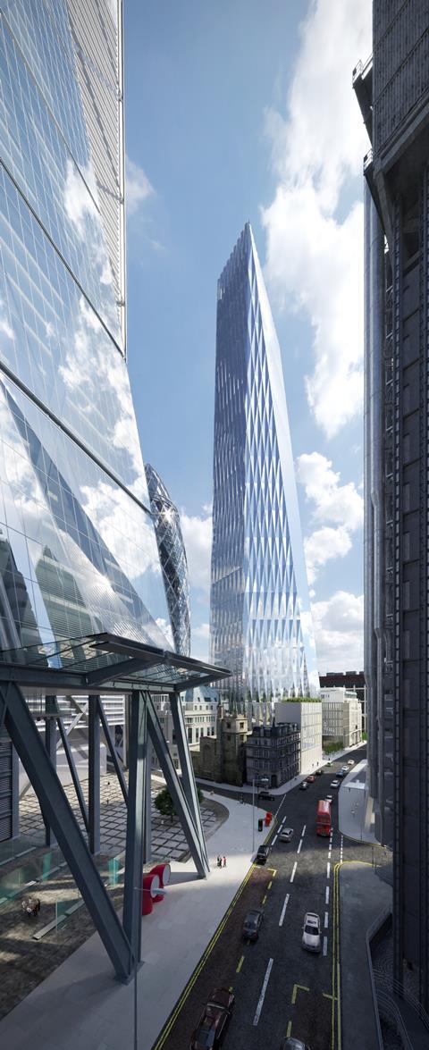 Som city of london tower elevated leadenhall view