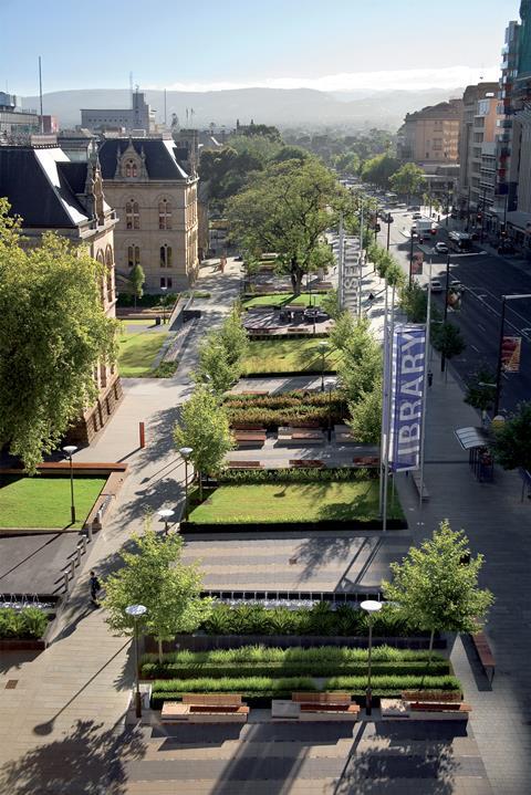 North Terrace, Adelaide Contemporary site