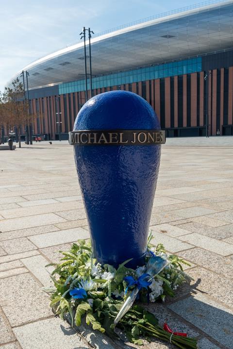 Everton Michael Jones memorial