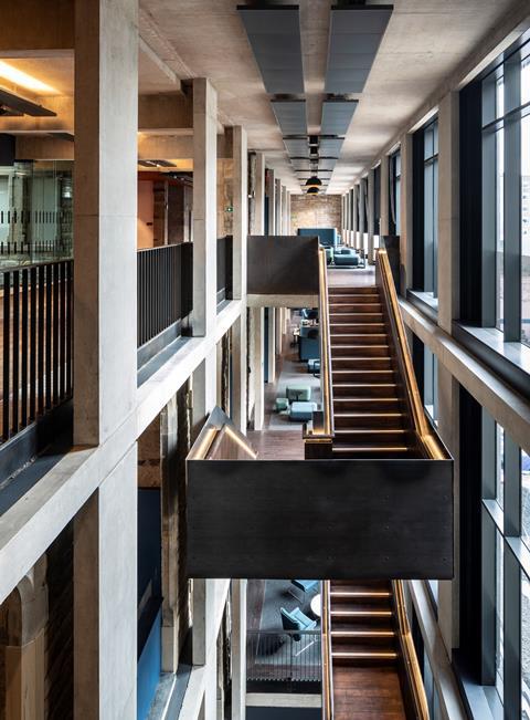 Edinburgh Futures Institute new stairwell