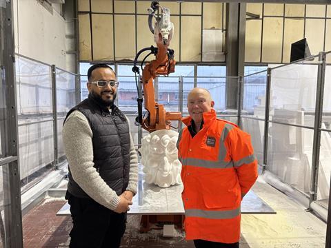 Darwen Terracotta - LtoR Siddique Rasul, Digital Project Manager, and Steve Allen, Director
