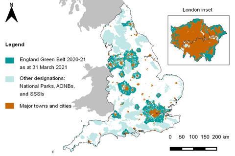 Green belt UK