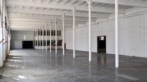 Interior of the former Can Batlló factory, Barcelona