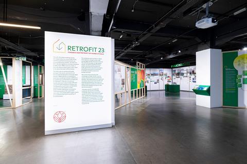 Retrofit 23 exhibition at the Building Centre