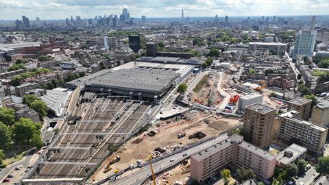 Aerial view of HS2's London Euston Station site_1 (3)