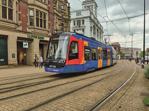 Sheffield train tram Shutterstock