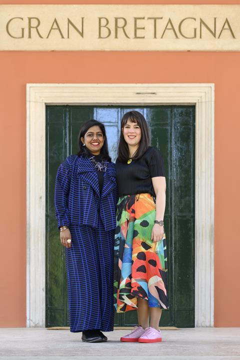 Manijeh Verghese & Madeleine Kessler, curators of British Pavilion 2021. WEB. Image credit - Cristiano Corte