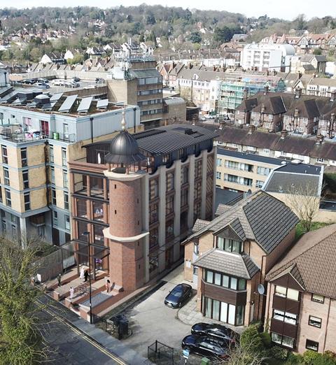 Purley Mosque_Aerial view_cropped