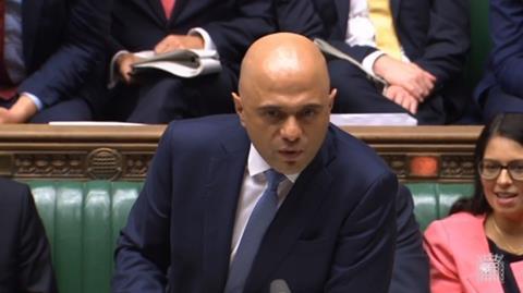 Sajid Javid - spending round