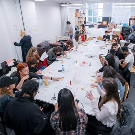 Architecture students at Newcastle University