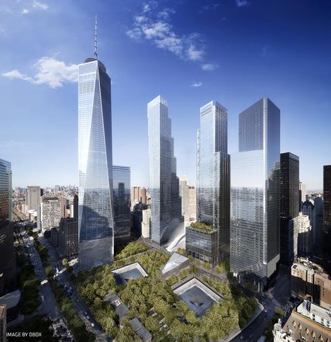 The Ground Zero Masterplan site in New York