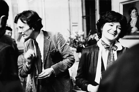 Charles Jencks and Maggie Jencks_credit Eustachy Kossakowski, Ecole des Beaux Arts, Paris, 1981