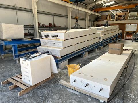 Stone beam manufacture (c) StoneMasonryCompany