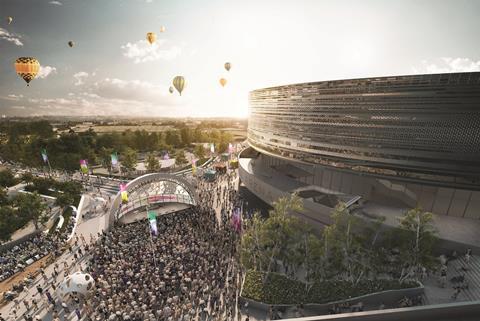 Bristol Arena showing temporary events