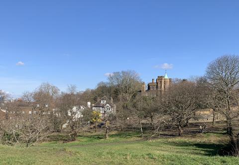 Vanbrugh Castle from Greenwich Park