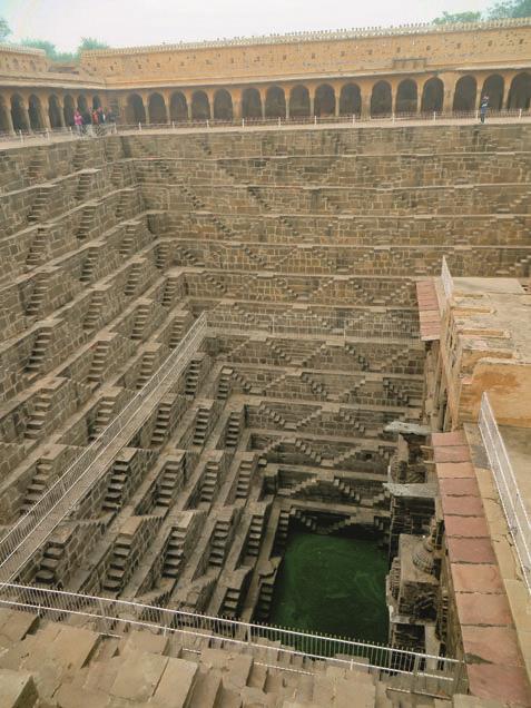 Stepwell in Helical Vav, Champaner, Gujarat, India. From The Vanishing Stepwells of India by Victoria Lautman