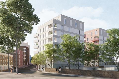 Stiff & Trevillion's proposals for new homes on the site of the former Barlby Primary School in North Kensington
