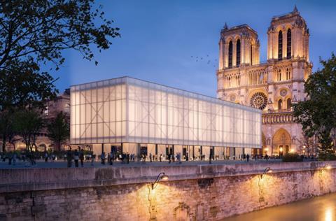Gensler_Temporary Notre Dame  Structure