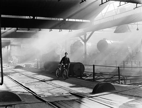 York engine shed 1950