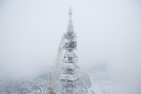 The Lakhta Center in St Petersburg