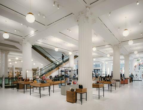 Inside David Chipperfield's newly completed accessories hall at Selfridges