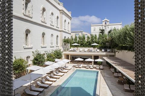 Pool at John Pawson's The Jaffa hotel
