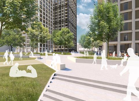 AHMM Croydon scheme for HUB