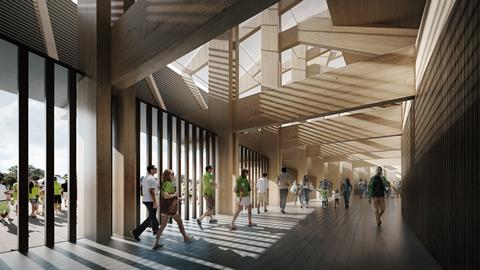 Concourse at the proposed Forest Green Rovers stadium