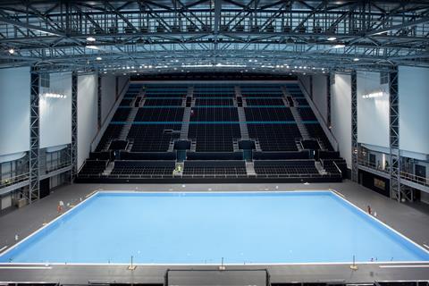 David Morley Architects, water polo arena