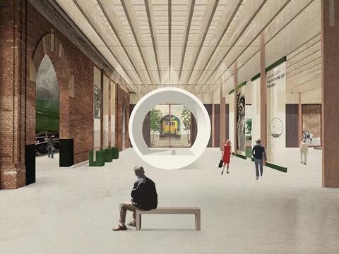 National Railway Museum winning concept by Feilden Fowles_04_Exhibition_Hall