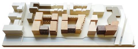 Fish Island phase 3 scheme by Haworth Tompkins_FIV site model-1