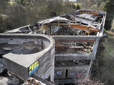 St Peter's Cardross in dereliction 