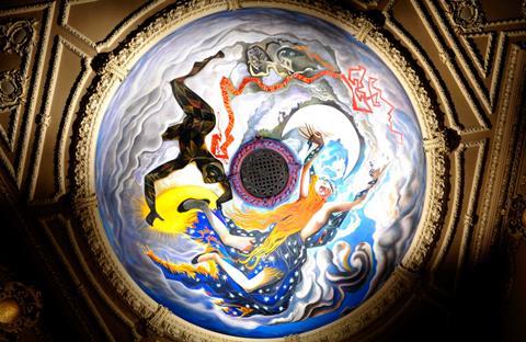 Mural inside the King's Theatre Edinburgh, painted by John Byrne 