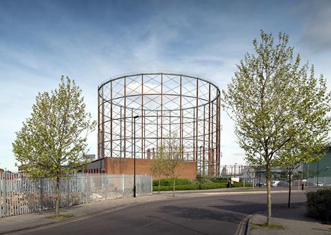 The gasholders on Old Kent Road
