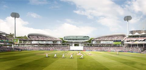 Compton and Edrich masterplan - pitch view - by Wilkinson Eyre