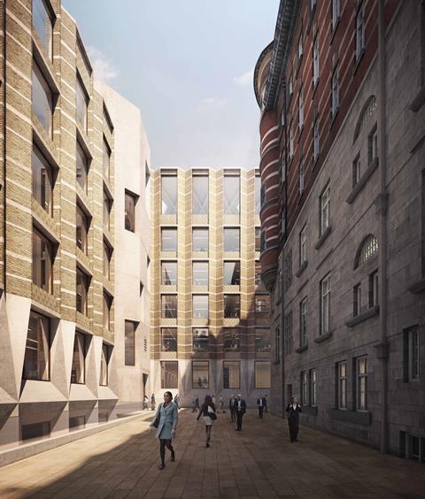 AHMM's proposals for Richmond House, seen from Laundry Road