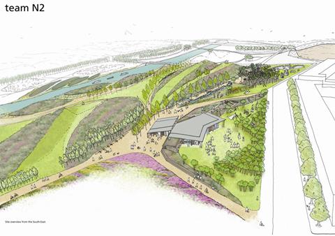 Entry B: One of the five competition entries for the Olympic Park Legacy's North Park vision.